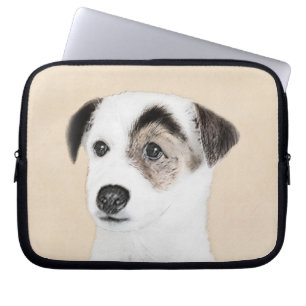 Parson Jack Russell Terrier Painting - Hund Art Laptop Fodral
