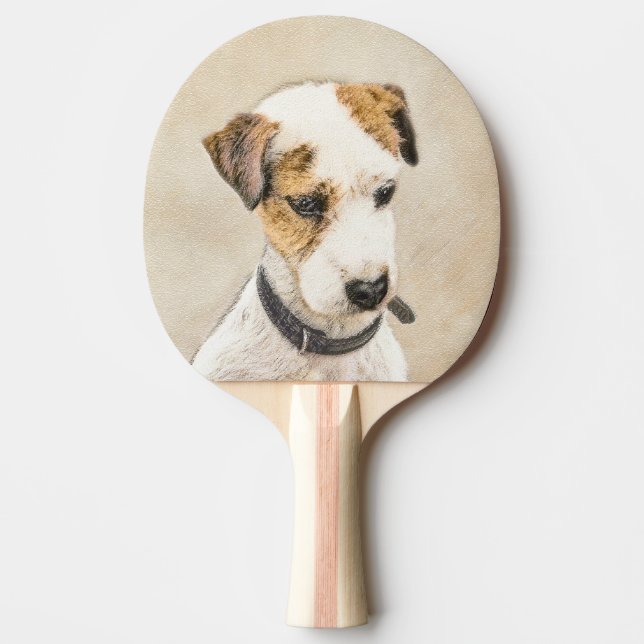 Parson Jack Russell Terrier Painting - Hund Art Pingisracket (Framsidan)