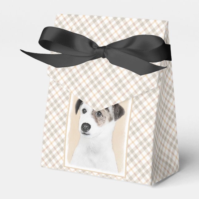 Parson Jack Russell Terrier Painting - Hund Art Presentaskar (Framsidan Sidan)