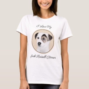 Parson Jack Russell Terrier Painting - Hund Art T Shirt