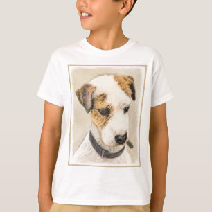 Parson Jack Russell Terrier Painting - Hund Art T Shirt