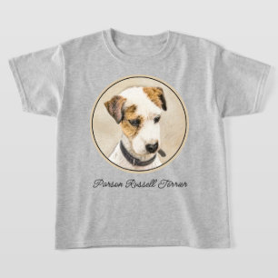 Parson Jack Russell Terrier Painting - Hund Art T Shirt