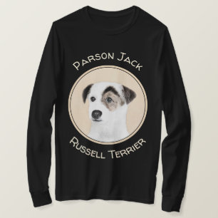 Parson Jack Russell Terrier Painting - Hund Art T Shirt