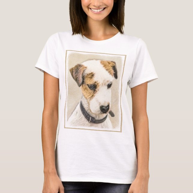 Parson Jack Russell Terrier Painting - Hund Art Tröja (Framsida)