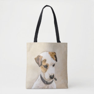 Parson Jack Russell Terrier Painting - Hund Art Tygkasse