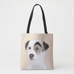 Parson Jack Russell Terrier Painting - Hund Art Tygkasse