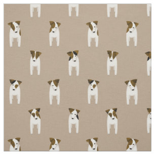 Parson Jack Russell Terriers söta hundar någon fär Tyg