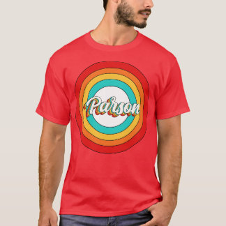Parson Namn Shirt Vintage Parson Circle T