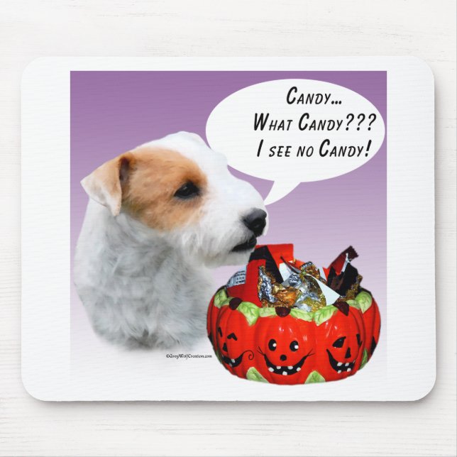 Parson Russell Terrier Halloween Candy Musmatta (Framsidan)