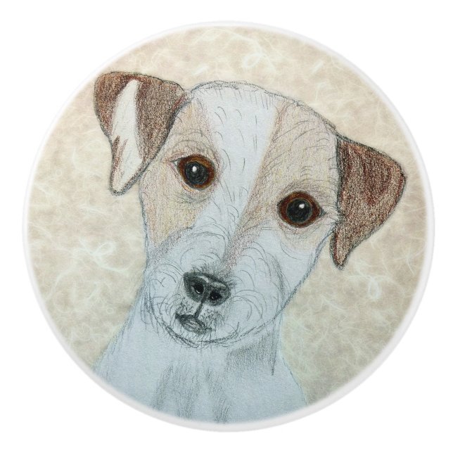 Parson Russell Terrier Knopp (Framsidan)