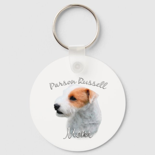Parson Russell Terrier Mamma 2 Nyckelring (Framsida)