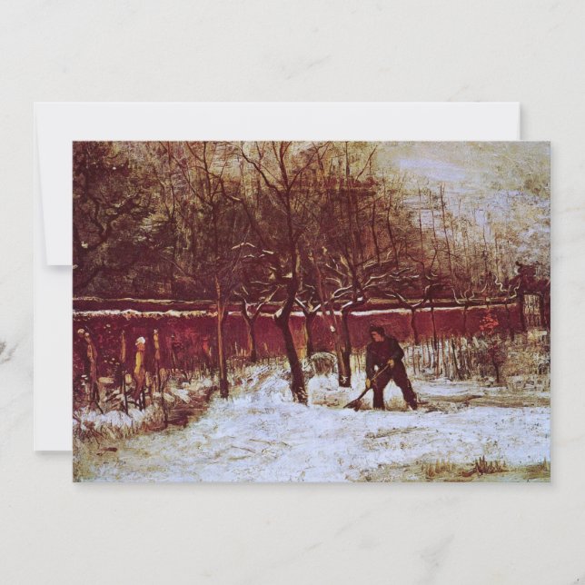 Parsonage Garden vid Nuenen av Vincent van Gogh (Framsida)