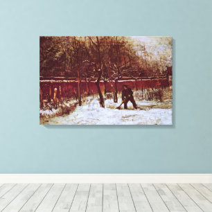 Parsonage Garden vid Nuenen av Vincent van Gogh Canvastryck