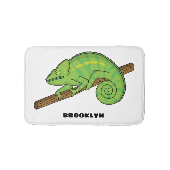 Parsons chameleon-illustration badrumsmatta (Framsidan)