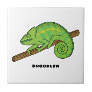 Parsons chameleon-illustration kakelplatta