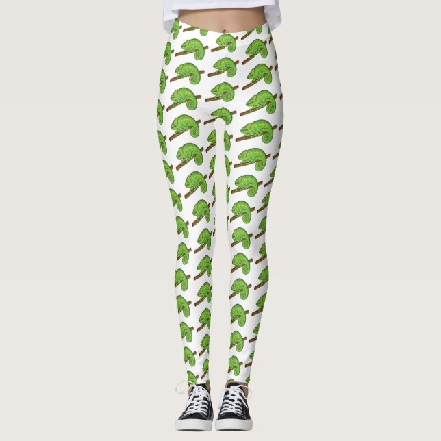Parsons chameleon-illustration leggings (Framsida)