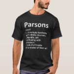 PARSONS Definition Funny Surname Family Birthday R T Shirt<br><div class="desc">PARSONS Definition Funny Surname Family Birthday R</div>