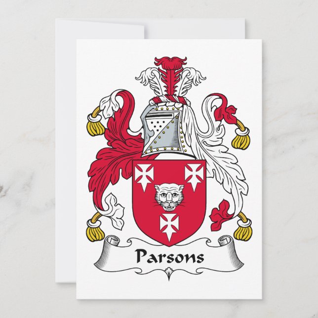 Parsons Family Crest (Framsida)