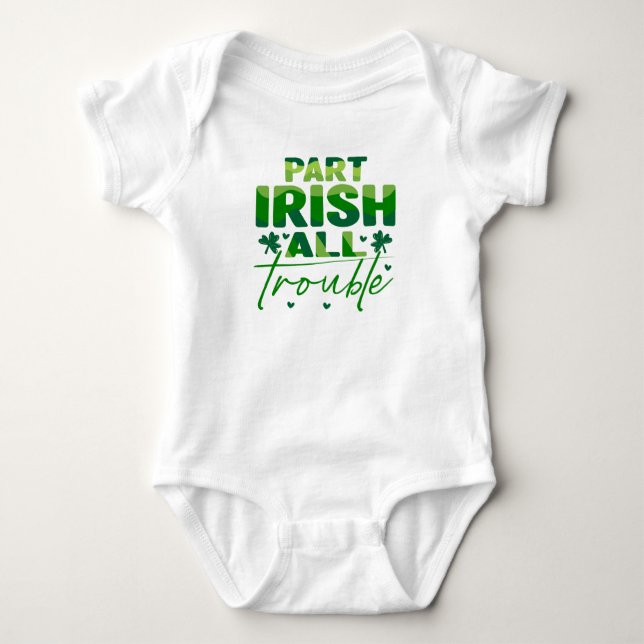 Part Irish All Trouble T Shirt (Framsida)