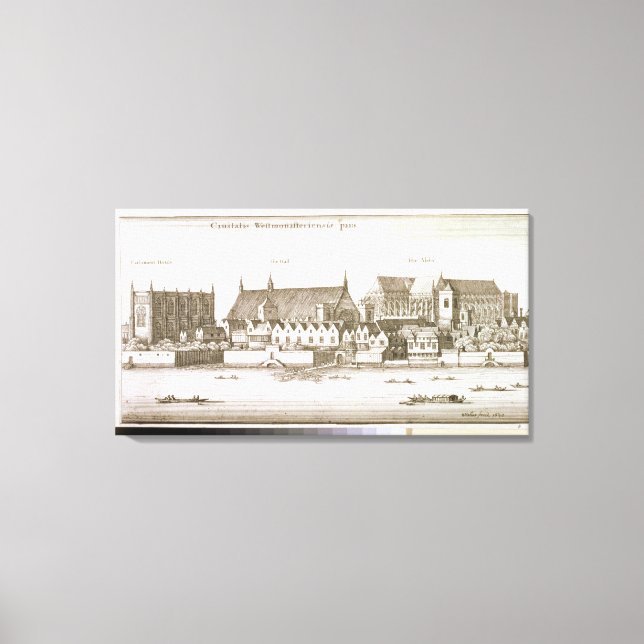 Part of the City of Westminster, 1647 (engrave) Canvastryck (Framsida)