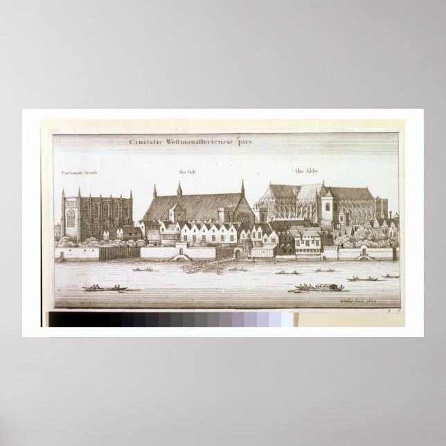 Part of the City of Westminster, 1647 (engrave) Poster (Framsidan)