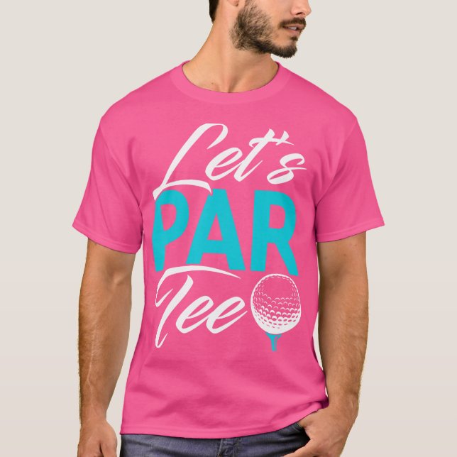 Partee Golf Shirt Funny Golf T (Framsida)