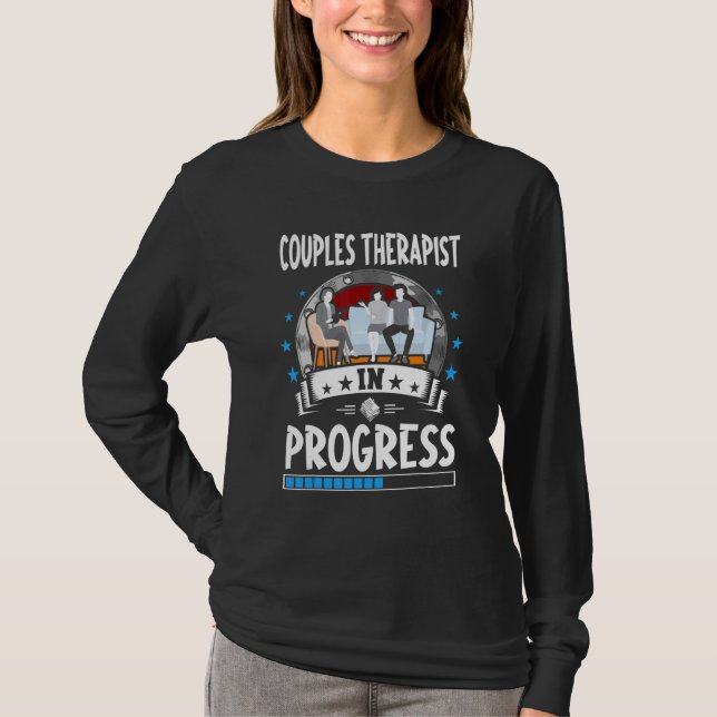 Parterapeut Under Utbildning Trainee Student T Shirt (Framsida)