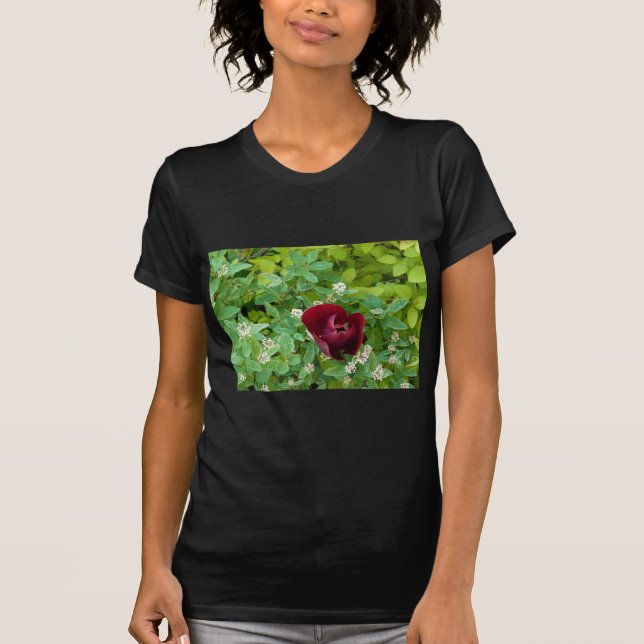 parterre de fleurs au printemps tee shirt (Framsida)