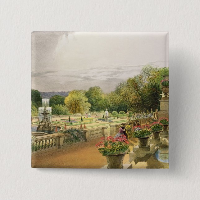 Parterren, Harewood hus nära Leeds, pub. vid T Knapp (Framsida)