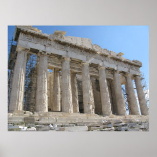 Parthenon - 500-talet BC Poster