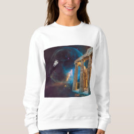 Parthenon Acropolis Greece möter rymden T Shirt