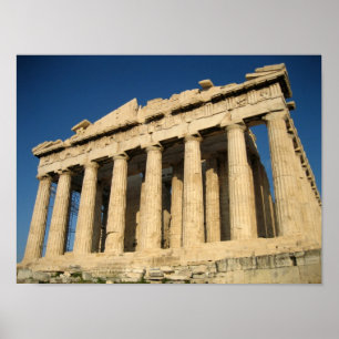 Parthenon Acropolis i Aten Poster