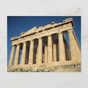Parthenon Acropolis i Aten Vykort