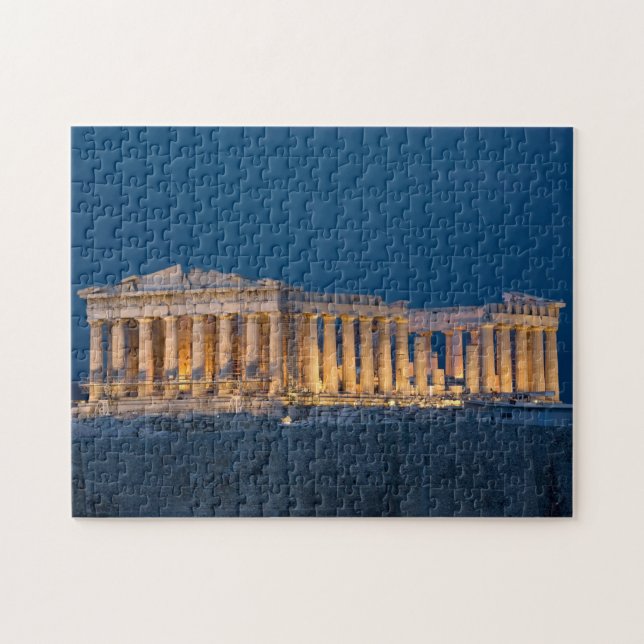 Parthenon. Aten, Grekland Pussel (Horisontell)