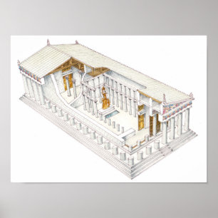 Parthenon Aten Poster