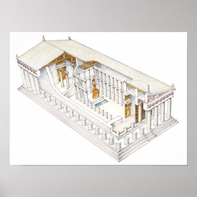 Parthenon Aten Poster (Framsidan)