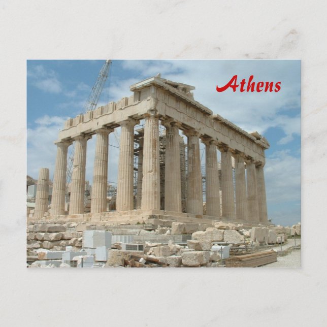 Parthenon - Aten Vykort (Framsida)