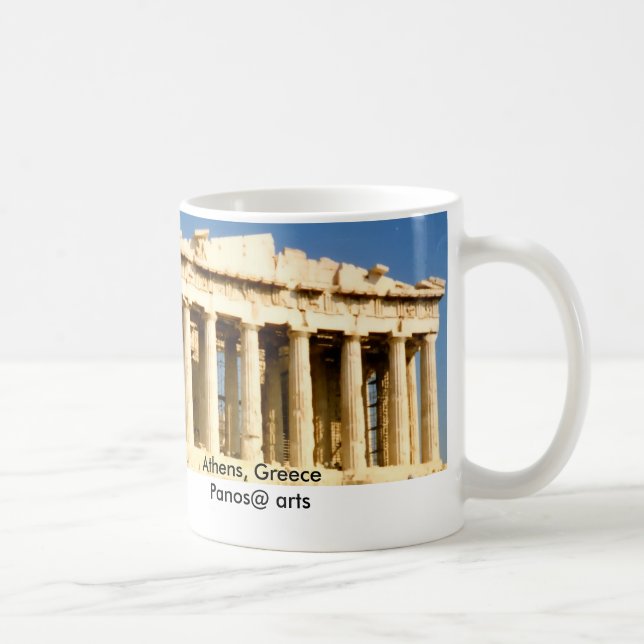 Parthenon Athens, Grekland Kaffemugg (Höger)