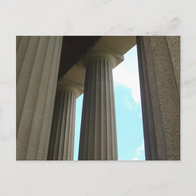 Parthenon Columns Nashville TN vykort (Framsida)