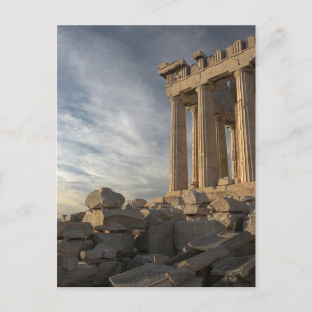 Parthenon från söder vykort (Framsida)