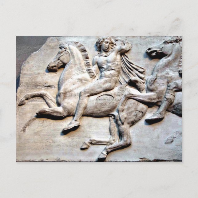 Parthenon Frieze - British Museum Vykort (Framsida)