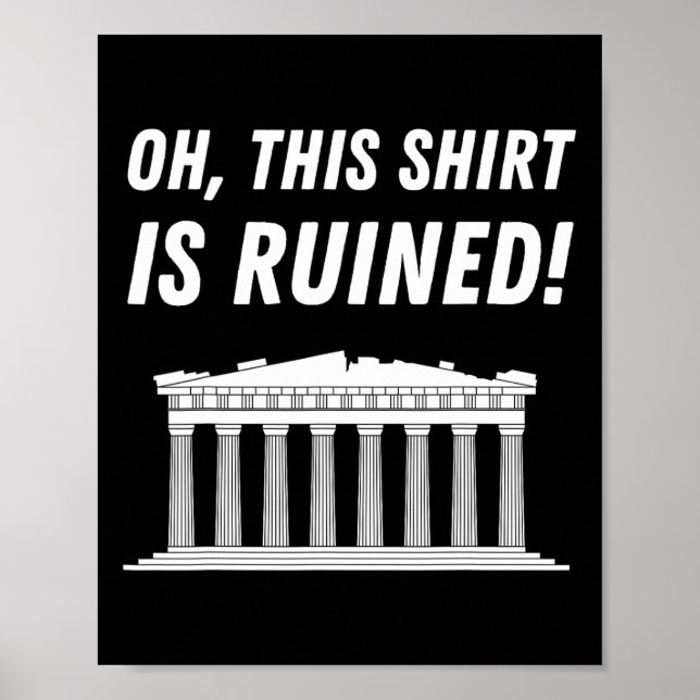Parthenon Grekland och Akropolis Aten  Poster (Framsidan)
