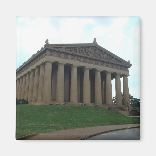 Parthenon Nashville TN Centennial Park Magnet (Framsidan)