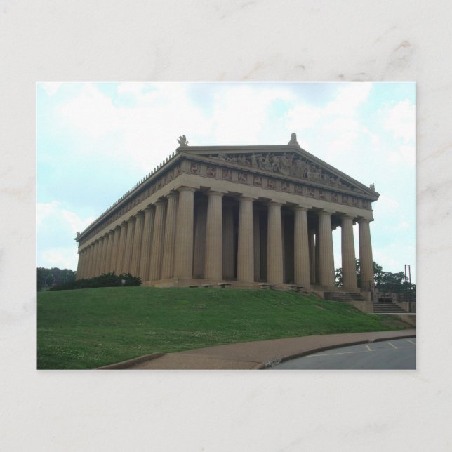 Parthenon Nashville TN Centennial Park Postcard Vykort (Framsida)