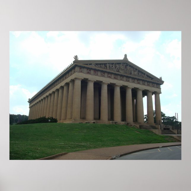 Parthenon Nashville TN Centennial Park Poster (Framsidan)