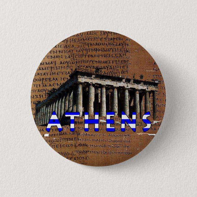 Parthenon of Aten Greece Knapp (Framsida)
