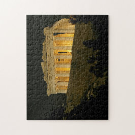 Parthenon på natten pussel