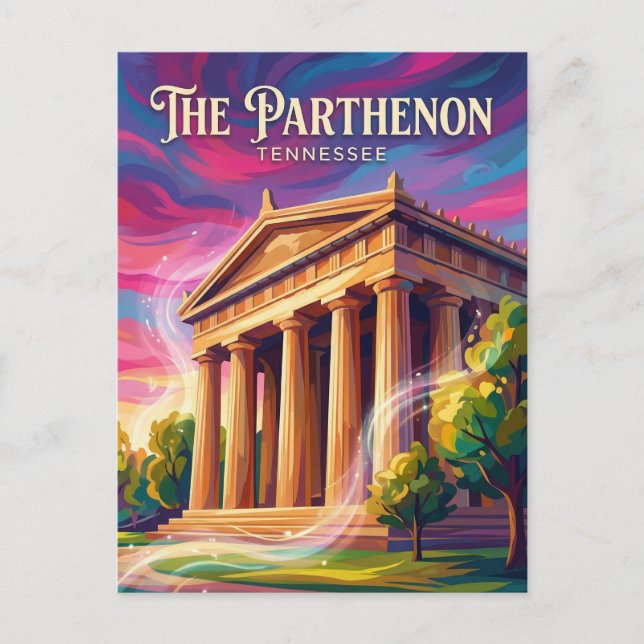 Parthenon Tennessee Vykort (Framsida)