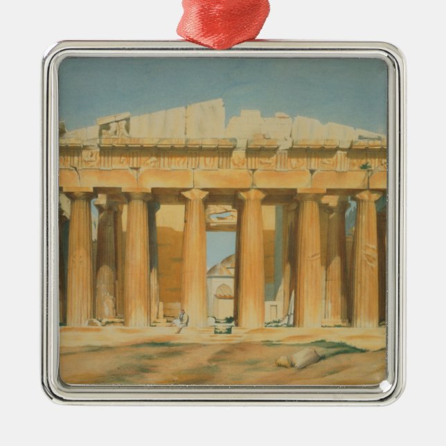 Parthenonen, Athens, 1810-37 Julgransprydnad Metall (Framsidan)