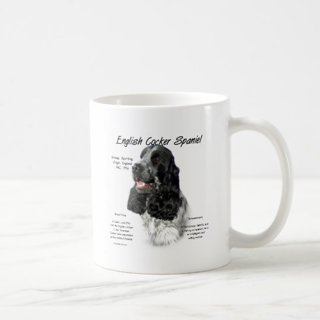 Parti English Cocker Spain History Kaffemugg (Höger)